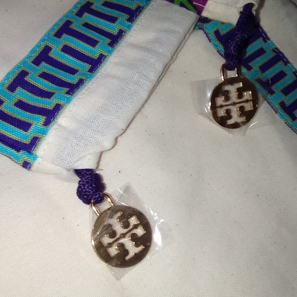 Tory Burch Drawstring DUST BAGS for Shoes & Handbags Logo Charm(3) - Picture 4 of 16